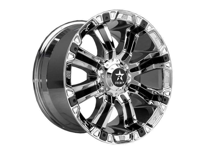★RBP-94R LEXANI WHEEL ★17×9J★PCD136.9★6H ホイール RBP 94R クローム ブラックインサート 4本セット 9J-18インチ