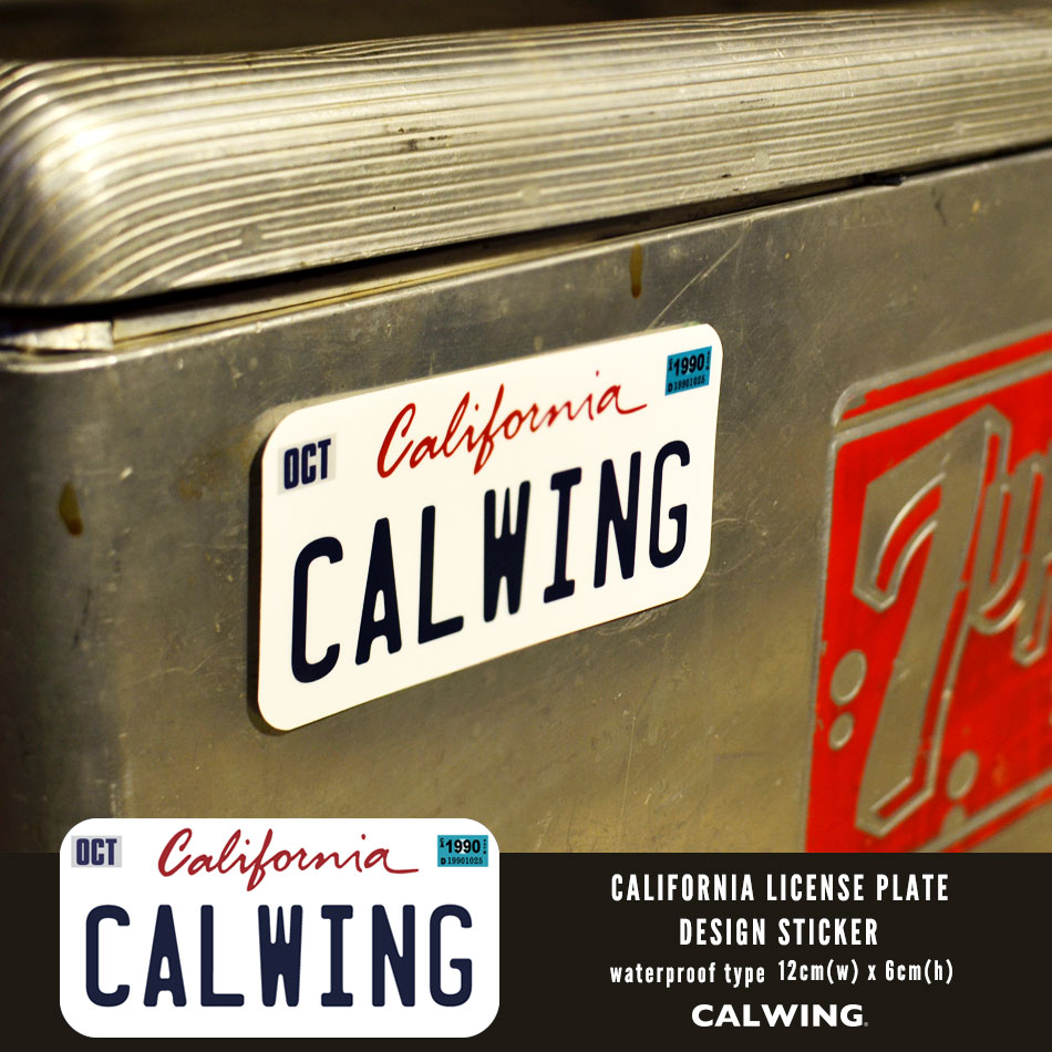 W-32】防水ステッカー カリフォルニア California 可愛くっ 車 旅行