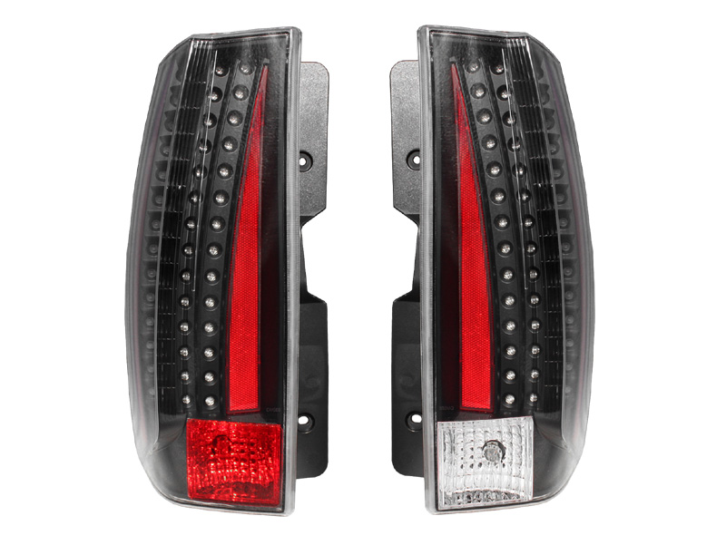 07-12y エスカレード LEDテール クリアブラック アンバーシグナル