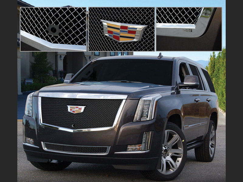 02〜06キャデラック エスカレード グリル まみSTRUT メッシュグリル 02