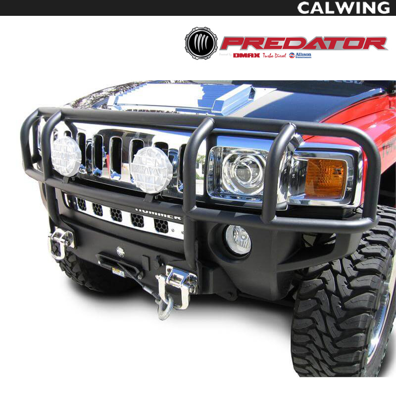 ハマー H3 フロントグリルガードキット Predator ブラック キャルウイング パーツセンター