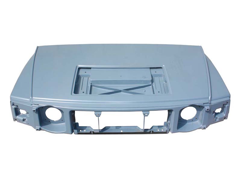 ハマーH2 カスタムボンネットフード 4連フォグ付き！ 88ハウス ハマー H2 4灯ボンネットフード TYPE2 未塗装