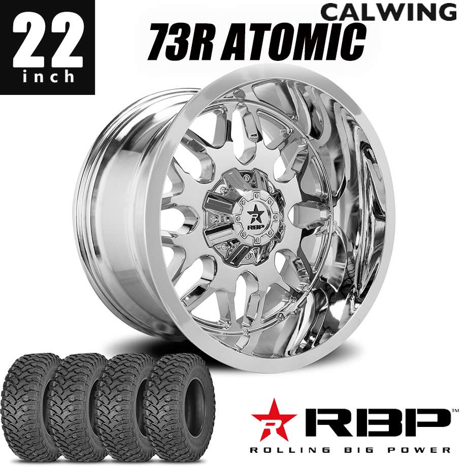 ハマー H2 | ホイール RBP 73R ATOMIC 22インチ 12J オールクローム