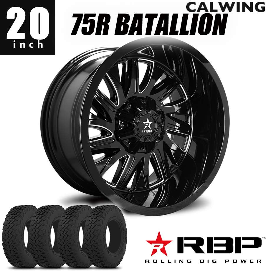 ハマー H3 | ホイール RBP 75R BATALLION 20インチ 9J グロスブラック 