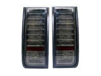ハマーＨ2 社外品　LEDスモークテールランプ ハマーH2 リアテールランプ用スモークレンズ ブラックスモーク