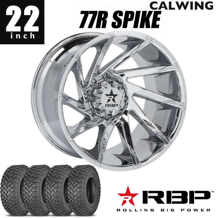 07-18y JK / 18-21y JL ジープ ラングラー | ホイール RBP 77R SPIKE 