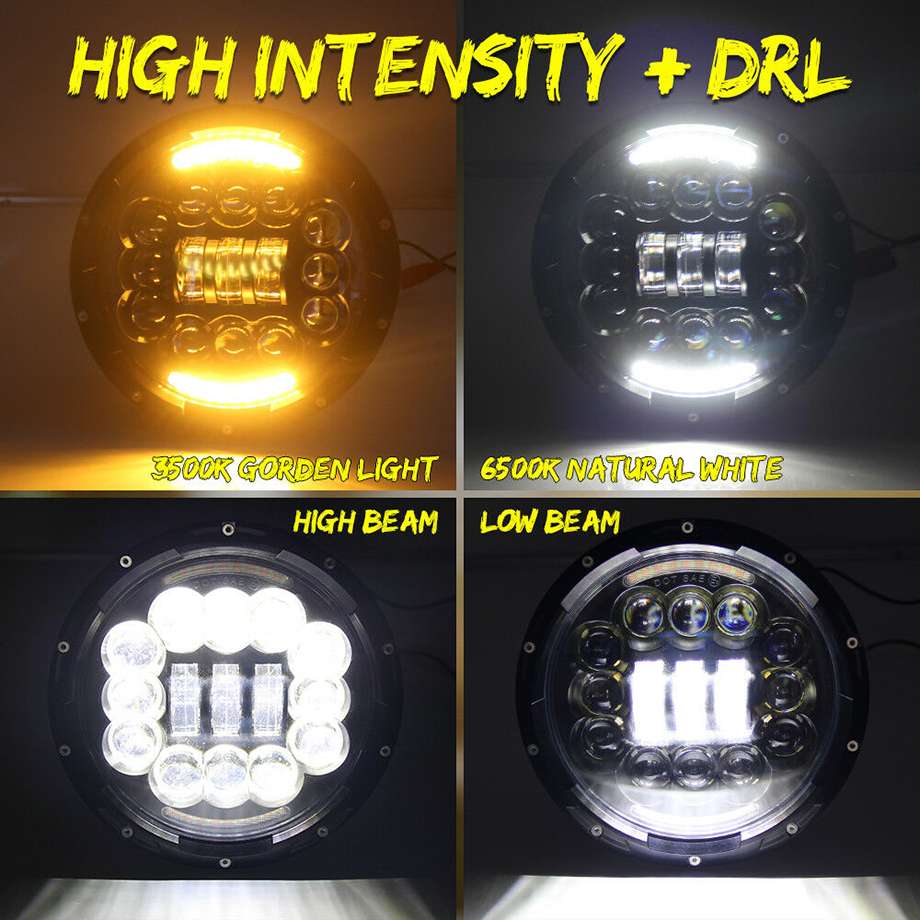 y ジープ ラングラー JK   超高輝度 LED カスタムヘッドライト 7