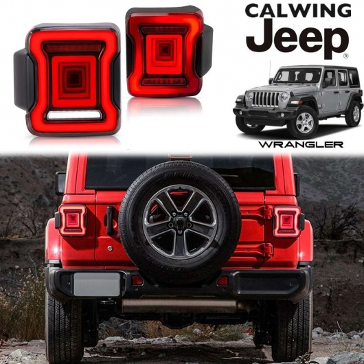 jeep ラングラーjk 用テールランプ　LED JLタイプ赤