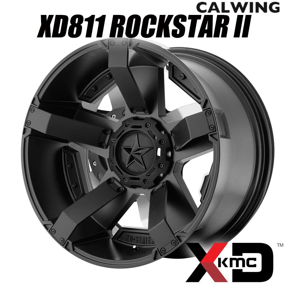 215サーフ 150プラド | ホイール XD811 ROCKSTAR 2 マットブラック