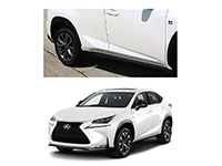LEXUS/レクサス NX 車種専用設計 サイドモールトリムセット ドアモール