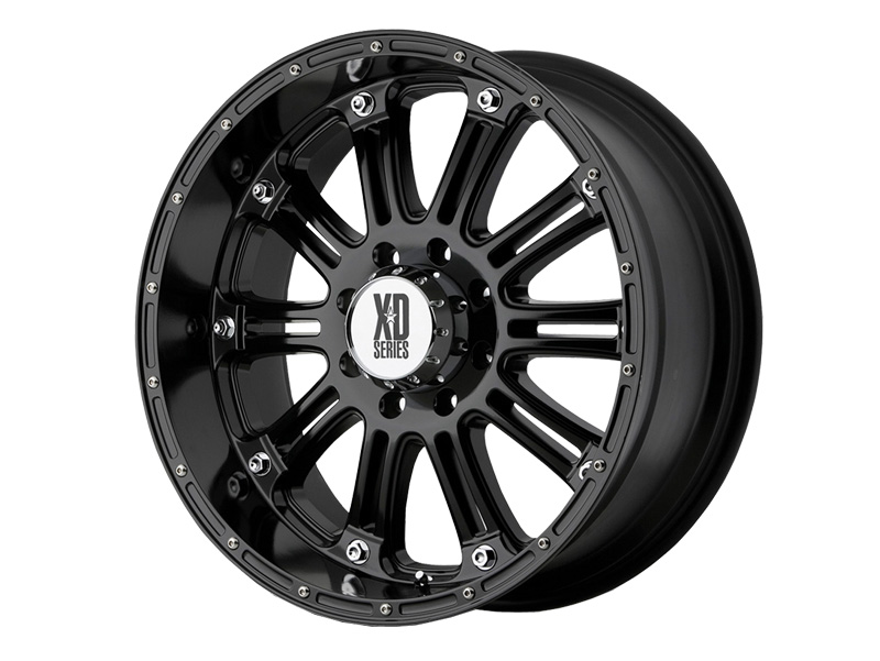 KMC XD SERIES XD795 XDシリーズ 18インチ 4本 9J6HPCD139.7+18 ブラック ランクルプラド ハイラックス等　(VHQ121) 07-13y FJクルーザー ホイール KMC XD795 HOSS グロスブラック 18