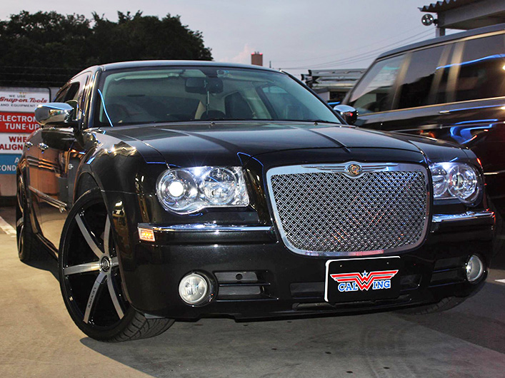 300 300C ホイール レグザーニ/LEXANI R-6 ブラックマシン 22インチ 