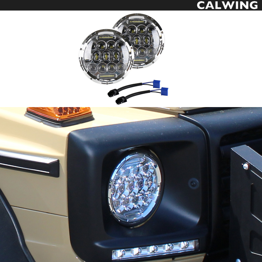 13プロジェクターLED カスタムヘッドライト DRLポジション付き HI/LOW