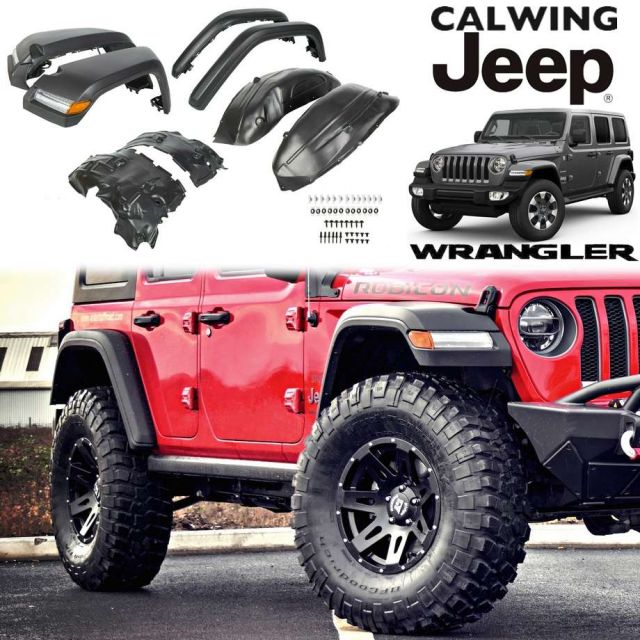 ハイフェンダー用 JEEP ジープ JL ラングラー オーバーフェンダー-